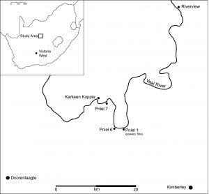 Vaal River sites map